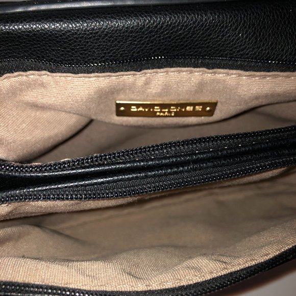 FREE WITH PURCHASE David Jones Paris Double Zip Cross Body Bag - Picture 11 of 14